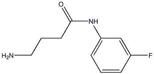 4-amino-N-(3-fluorophenyl)butanamide Struktur