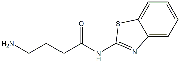 4-amino-N-1,3-benzothiazol-2-ylbutanamide Struktur