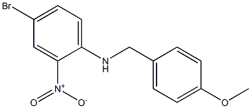 4-bromo-N-[(4-methoxyphenyl)methyl]-2-nitroaniline Struktur