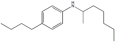 4-butyl-N-(heptan-2-yl)aniline Struktur