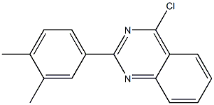 4-chloro-2-(3,4-dimethylphenyl)quinazoline Struktur