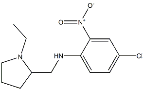 4-chloro-N-[(1-ethylpyrrolidin-2-yl)methyl]-2-nitroaniline Struktur