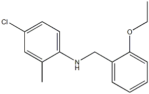 4-chloro-N-[(2-ethoxyphenyl)methyl]-2-methylaniline Struktur