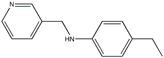 4-ethyl-N-(pyridin-3-ylmethyl)aniline Struktur