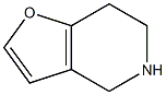 4H,5H,6H,7H-furo[3,2-c]pyridine Struktur