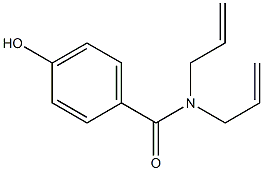 4-hydroxy-N,N-bis(prop-2-en-1-yl)benzamide Struktur