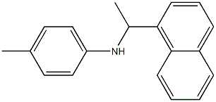 4-methyl-N-[1-(naphthalen-1-yl)ethyl]aniline Struktur