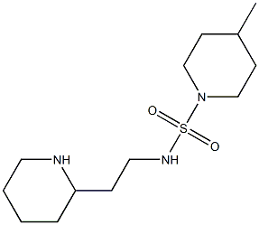 4-methyl-N-[2-(piperidin-2-yl)ethyl]piperidine-1-sulfonamide Struktur