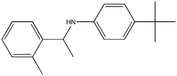 4-tert-butyl-N-[1-(2-methylphenyl)ethyl]aniline Struktur