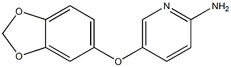 5-(2H-1,3-benzodioxol-5-yloxy)pyridin-2-amine Struktur