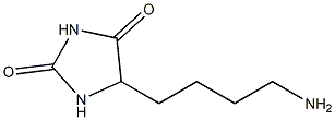 5-(4-aminobutyl)imidazolidine-2,4-dione Struktur