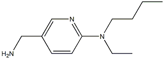 5-(aminomethyl)-N-butyl-N-ethylpyridin-2-amine Struktur