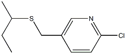 5-[(butan-2-ylsulfanyl)methyl]-2-chloropyridine Struktur