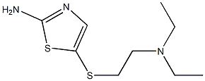 5-{[2-(diethylamino)ethyl]thio}-1,3-thiazol-2-amine Struktur