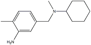 5-{[cyclohexyl(methyl)amino]methyl}-2-methylaniline Struktur