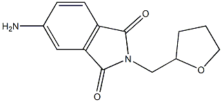 5-amino-2-(oxolan-2-ylmethyl)-2,3-dihydro-1H-isoindole-1,3-dione Struktur