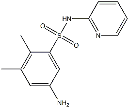 5-amino-2,3-dimethyl-N-(pyridin-2-yl)benzene-1-sulfonamide Struktur