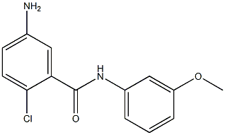 5-amino-2-chloro-N-(3-methoxyphenyl)benzamide Struktur