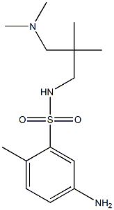 5-amino-N-{2-[(dimethylamino)methyl]-2-methylpropyl}-2-methylbenzene-1-sulfonamide Struktur