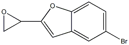 5-bromo-2-oxiran-2-yl-1-benzofuran Struktur