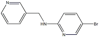 5-bromo-N-(pyridin-3-ylmethyl)pyridin-2-amine Struktur