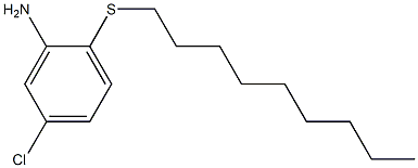 5-chloro-2-(nonylsulfanyl)aniline Struktur