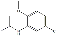 5-chloro-2-methoxy-N-(propan-2-yl)aniline Struktur