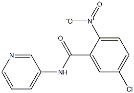 5-chloro-2-nitro-N-(pyridin-3-yl)benzamide Struktur