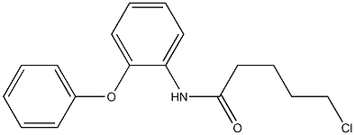 5-chloro-N-(2-phenoxyphenyl)pentanamide Struktur