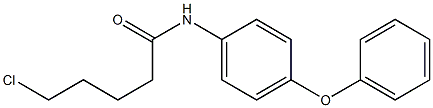 5-chloro-N-(4-phenoxyphenyl)pentanamide Struktur