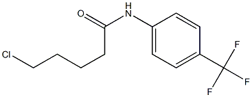 5-chloro-N-[4-(trifluoromethyl)phenyl]pentanamide Struktur