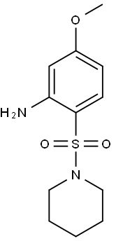 5-methoxy-2-(piperidine-1-sulfonyl)aniline Struktur