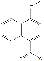 5-methoxy-8-nitroquinoline Struktur