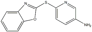 6-(1,3-benzoxazol-2-ylsulfanyl)pyridin-3-amine Struktur