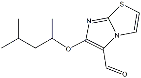 6-(1,3-dimethylbutoxy)imidazo[2,1-b][1,3]thiazole-5-carbaldehyde Struktur