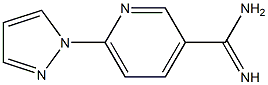 6-(1H-pyrazol-1-yl)pyridine-3-carboximidamide Struktur