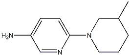 6-(3-methylpiperidin-1-yl)pyridin-3-amine Struktur