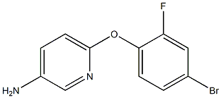 6-(4-bromo-2-fluorophenoxy)pyridin-3-amine Struktur