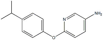 6-(4-isopropylphenoxy)pyridin-3-amine Struktur