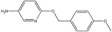 6-[(4-methoxyphenyl)methoxy]pyridin-3-amine Struktur