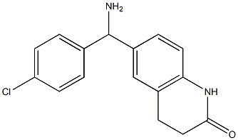 6-[amino(4-chlorophenyl)methyl]-1,2,3,4-tetrahydroquinolin-2-one Struktur