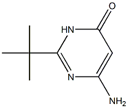 6-amino-2-tert-butyl-3,4-dihydropyrimidin-4-one Struktur