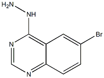 6-bromo-4-hydrazinoquinazoline Struktur