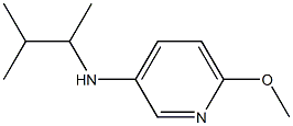 6-methoxy-N-(3-methylbutan-2-yl)pyridin-3-amine Struktur