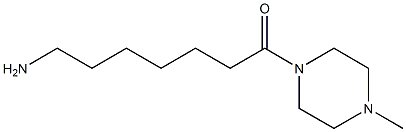 7-(4-methylpiperazin-1-yl)-7-oxoheptan-1-amine Struktur