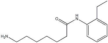 7-amino-N-(2-ethylphenyl)heptanamide Struktur