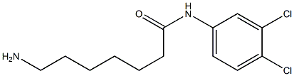 7-amino-N-(3,4-dichlorophenyl)heptanamide Struktur