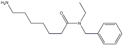 7-amino-N-benzyl-N-ethylheptanamide Struktur