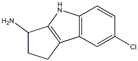 7-chloro-1H,2H,3H,4H-cyclopenta[b]indol-3-amine Struktur