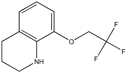 8-(2,2,2-trifluoroethoxy)-1,2,3,4-tetrahydroquinoline Struktur